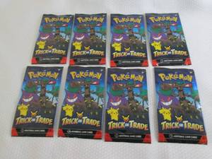 8 Trick Or Trade Pokemon Packs...