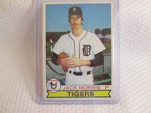 1979 Topps Jack Morris Card...