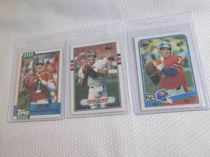 1988 - 1990 Topps John Elway Cards...