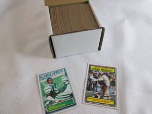 Box Of 1983 Topps Football Cards...