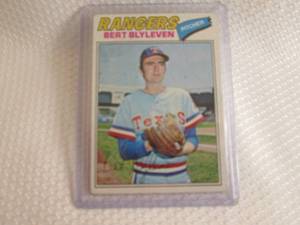 1977 Topps Bert Blyleven Card...