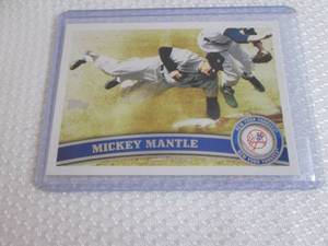 2011 Topps Mickey Mantle Card...