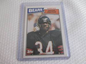1987 Topps Walter Payton Card...