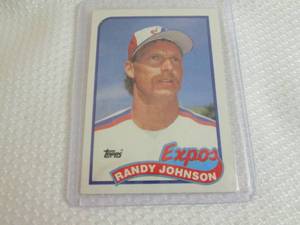 1989 Topps Randy Johnson Rookie Car...