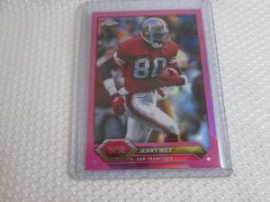 2024 Chrome Jerry Rice Pink Refract...