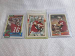 1988 - 1990 Topps Joe Montana Card...