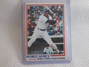 1978 Topps Reggie Jackson Card...