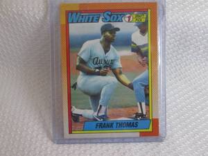 1990 Topps Frank Thomas Rookie Card...