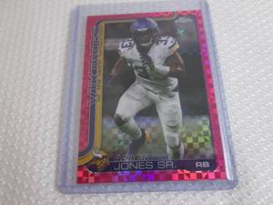 2025 Chrome Aaron Jones Pink X-Frac...