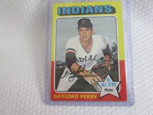 1975 Topps Gaylord Perry Card...