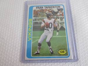 1978 Topps Fran Tarkenton Card...