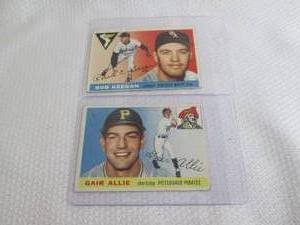 1956 Topps Bob Keegan & Gair Allie ...