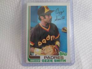 1982 Topps Ozzie Smith Card...