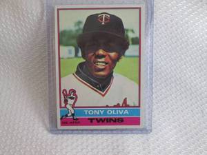 1976 Topps Tony Oliva Card...