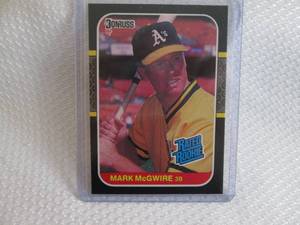 1987 Donruss Mark McGwire Rookie Ca...