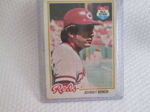 1978 Topps Johnny Bench Cards...
