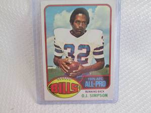 1976 Topps O.J. Simpson Card...