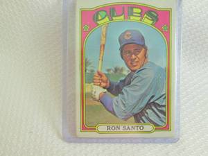 1972 Topps Ron Santo Card...