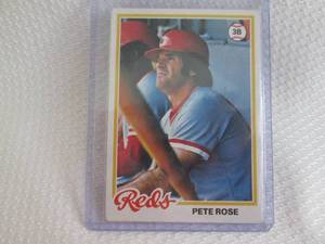 1978 Topps Pete Rose Card...