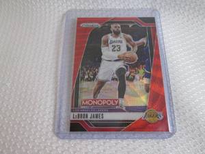 2024-25 Prizm LeBron James Red Mono...