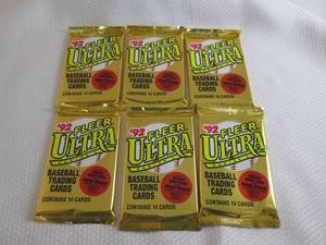 1992 Fleer Ultra Baseball Packs...