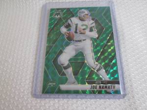2025 Mosaic Joe Namath Green Prizm ...
