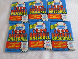 1990 Fleer Baseball Packs...