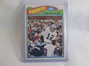 1977 Topps Ken Stabler Card...