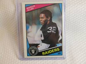 1984 Topps Marcus Allen Card...