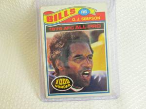 1977 Topps O.J Simpson Card...