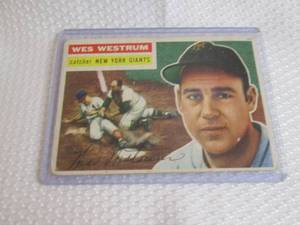 1955 Topps Wes Westrum Card...