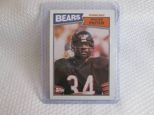 1987 Topps Walter Payton Card...