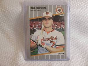 1989 Fleer Bill Ripken Black Box Ca...
