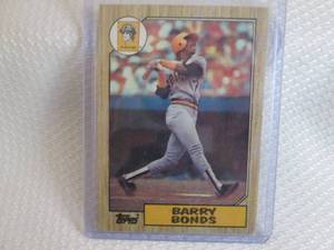 1987 Topps Barry Bonds Rookie Card...