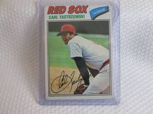 1977 Topps Carl Yastrzemski Card...