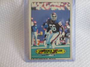 1983 Topps Lawrence Taylor Sticker ...
