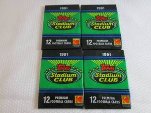 1991 Stadium Club Series 1 Football...