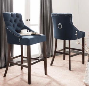 Eleni Tufted Bar Stool (Set of 2)