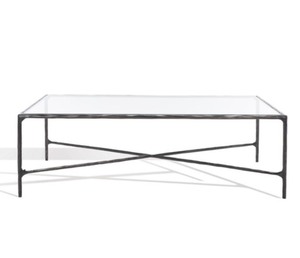 Jessa Rectangle Metal Coffee Table