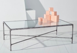 Jessa Rectangle Metal Coffee Table