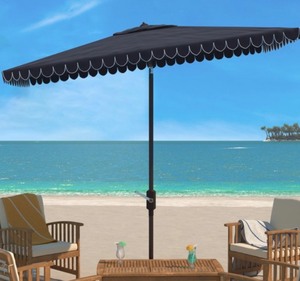 Venice 7.5 Ft Square Crank Umbrella
