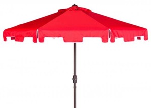 Uv Resistant Zimmerman 9 Ft Crank Market Auto Tilt Umbrella With Flap