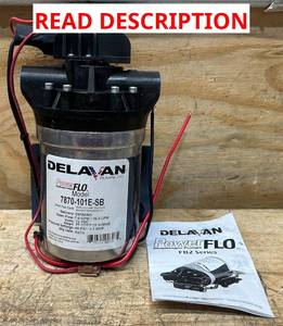 Delavan 7870-101E-SB PowerFLO Electric Diaphragm Pump (Automatic Demand) (7.0 gpm, 60 psi) Msrp $314.00