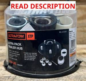 Ultra-Tow XTP Ultra-Pack Trailer Hub, 5 on 4-12in., 1750-Lb. Capacity #572061 Msrp $99.99