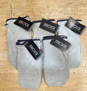 (5) BDG- World Class Hand Protection- Split Leather Mitt- One Size