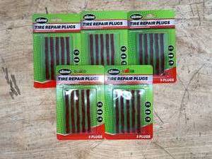 (5) Slime- Tire Repair Pugs, 5 plugspackage