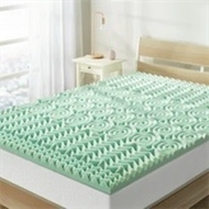 Zinus- 3 inch green tea cooling gel memory foam zoned support mattress topper twin size