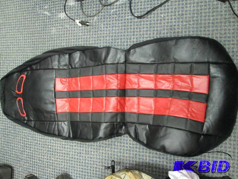 Auto expressions seat cover red and...
