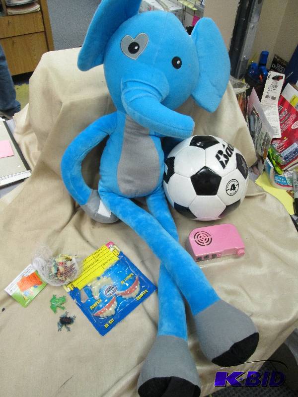 Soccer ball,  Stretch kids and more...