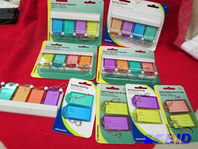 Key ID tags and organizer...